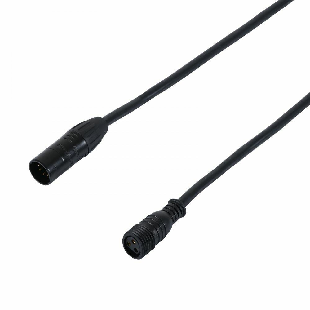 LEDJ DMX Lead, Seetronic IP XLR 5 Pin Male to Exterior IP Female, 2m, CABL532