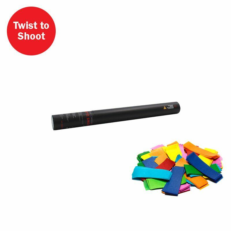 Equinox Handheld Confetti Cannon 50cm Multicoloured