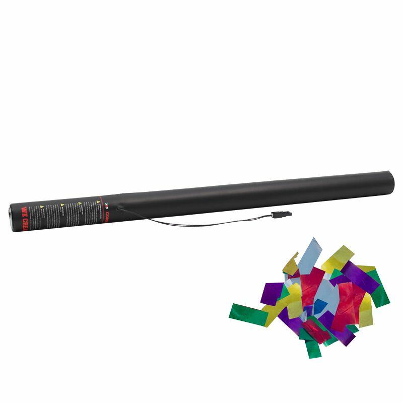 Equinox Electric Confetti Cannon 80cm Multicolour Metallic