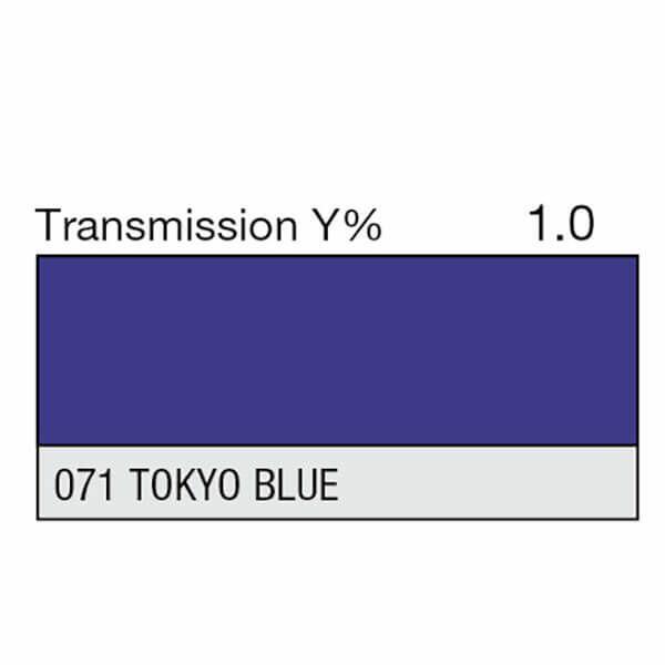 LEE Filter 071 Tokyo Blue Filter Roll, 7.62m x 1.22m