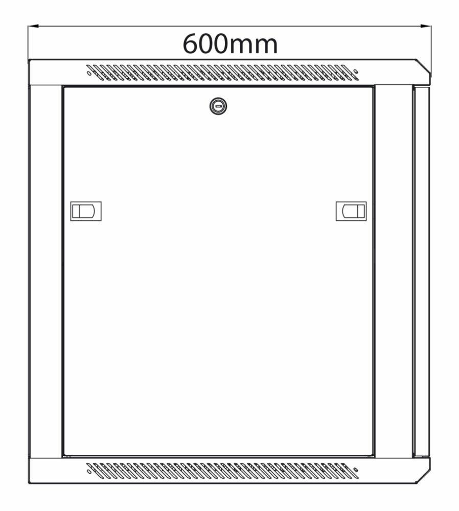 Adastra RC12U600 Rack Cabinet 12U x 600mm Deep - 953.612UK