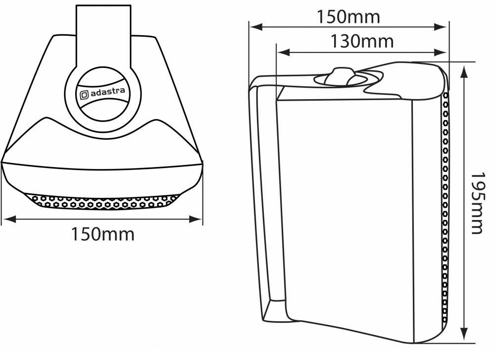 Adastra BC4V-W 100V 4 background speaker white - 952.712UK