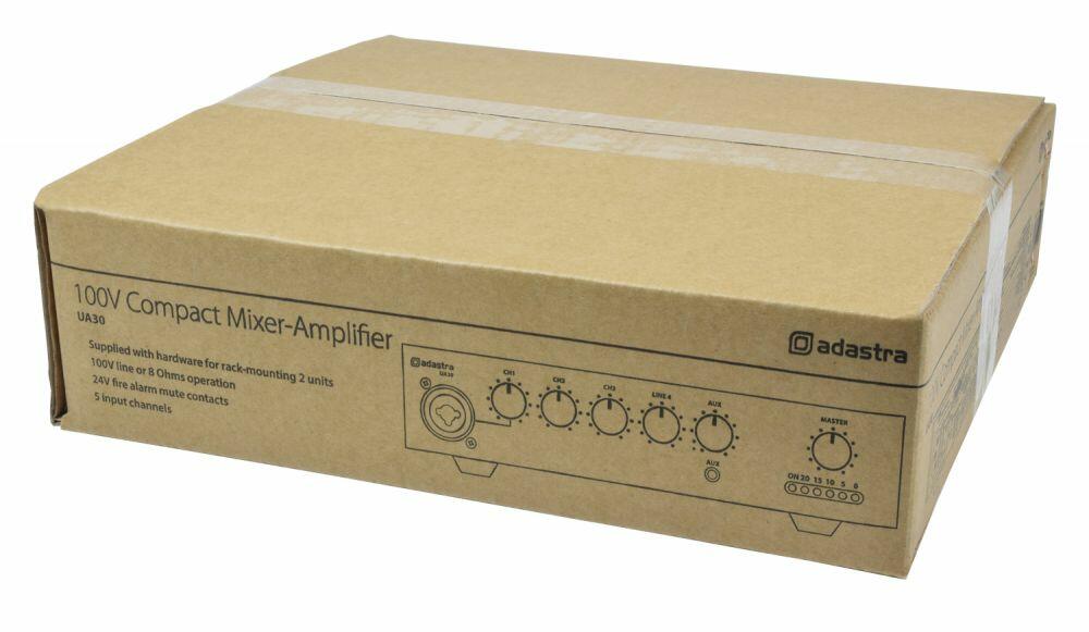 Adastra UA30 Compact 5ch 100V MixerAmp - 953.183UK
