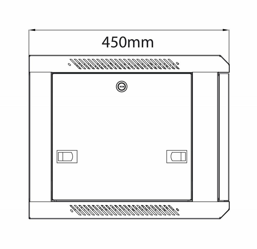 Adastra RC6U450 Rack Cabinet 6U x 450mm Deep - 953.506UK