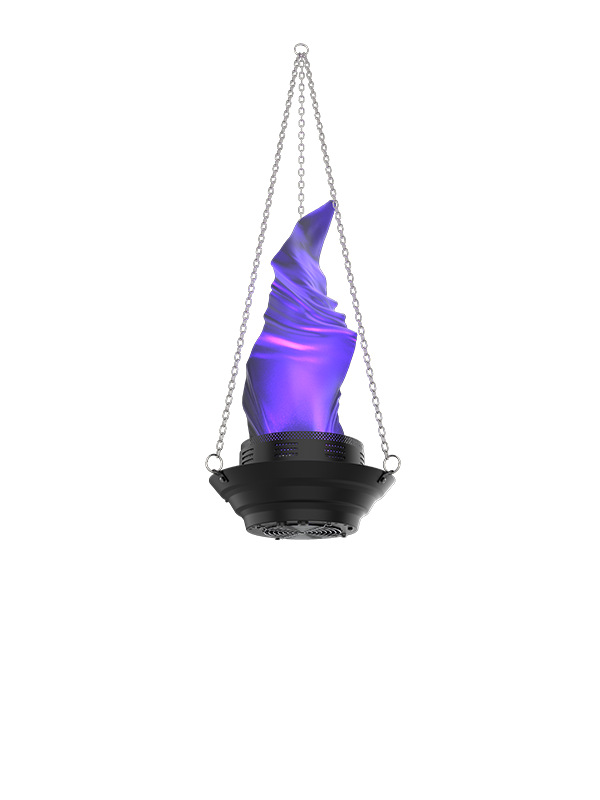 Bob LED H3 Multi-Coloured Flame Simulator 3x2.2W RGBAW+UV LEDs