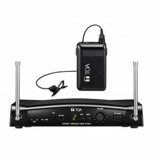 TOA WS-5325U G01/D04 UHF Belt pack Wireless System with YP-M5300 Cardioid Lapel Microphone