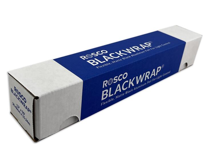 Rosco Cinefoil Bagged 1001 Blackwrap - 48" X 25' (122cm x 7.62m) - 101010014825