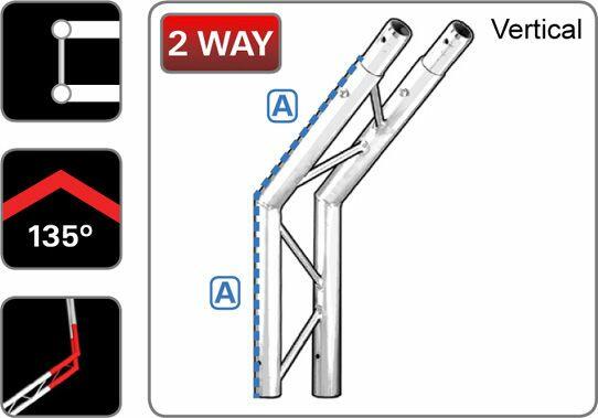 Trilite 1LDJ2135V Ladder Truss Junction