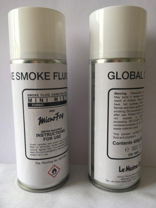 Le Maitre 1911 Global Deluxe Smoke Fluid Canister - Box of 12 400ml cans