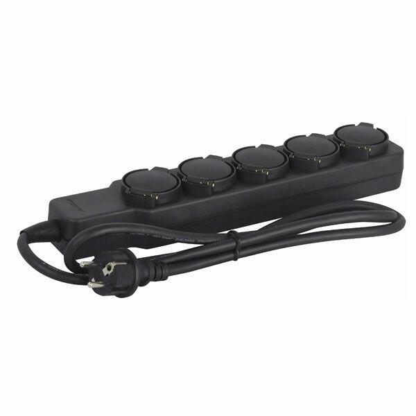 DAP Schuko Multisocket 5-way IP20 3x1,5mm√Ω