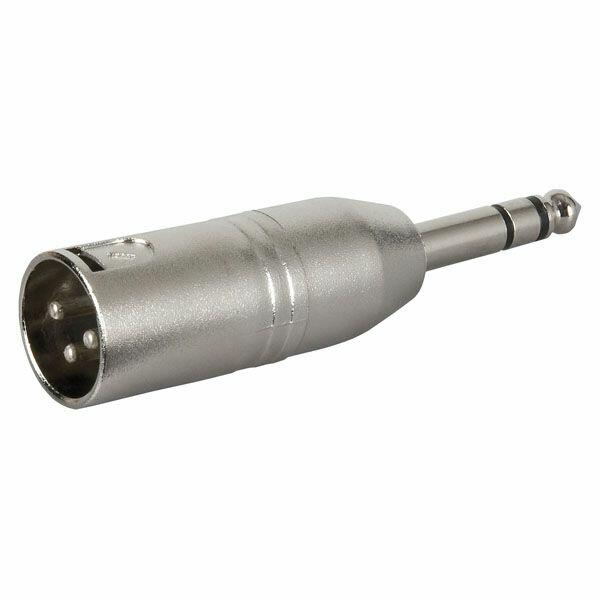 DAP 3P XLR M/Jack stereo M Adapter