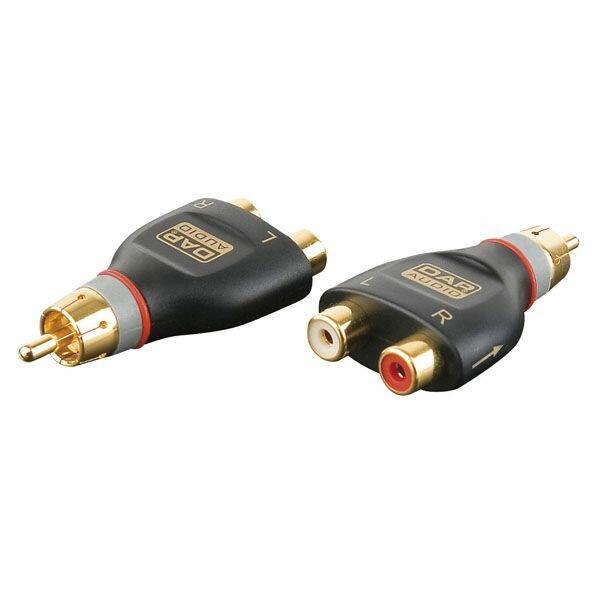 DAP 2x RCA female/1x RCA M adapter resistor = 10Kohm
