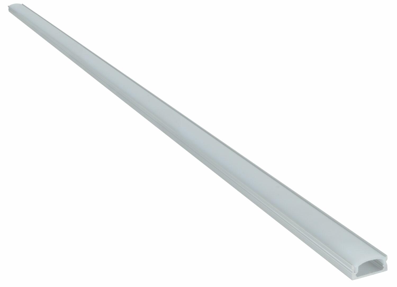 LYYT Aluminium LED Tape Profile Short Crown 1m Frosted 156.807UK