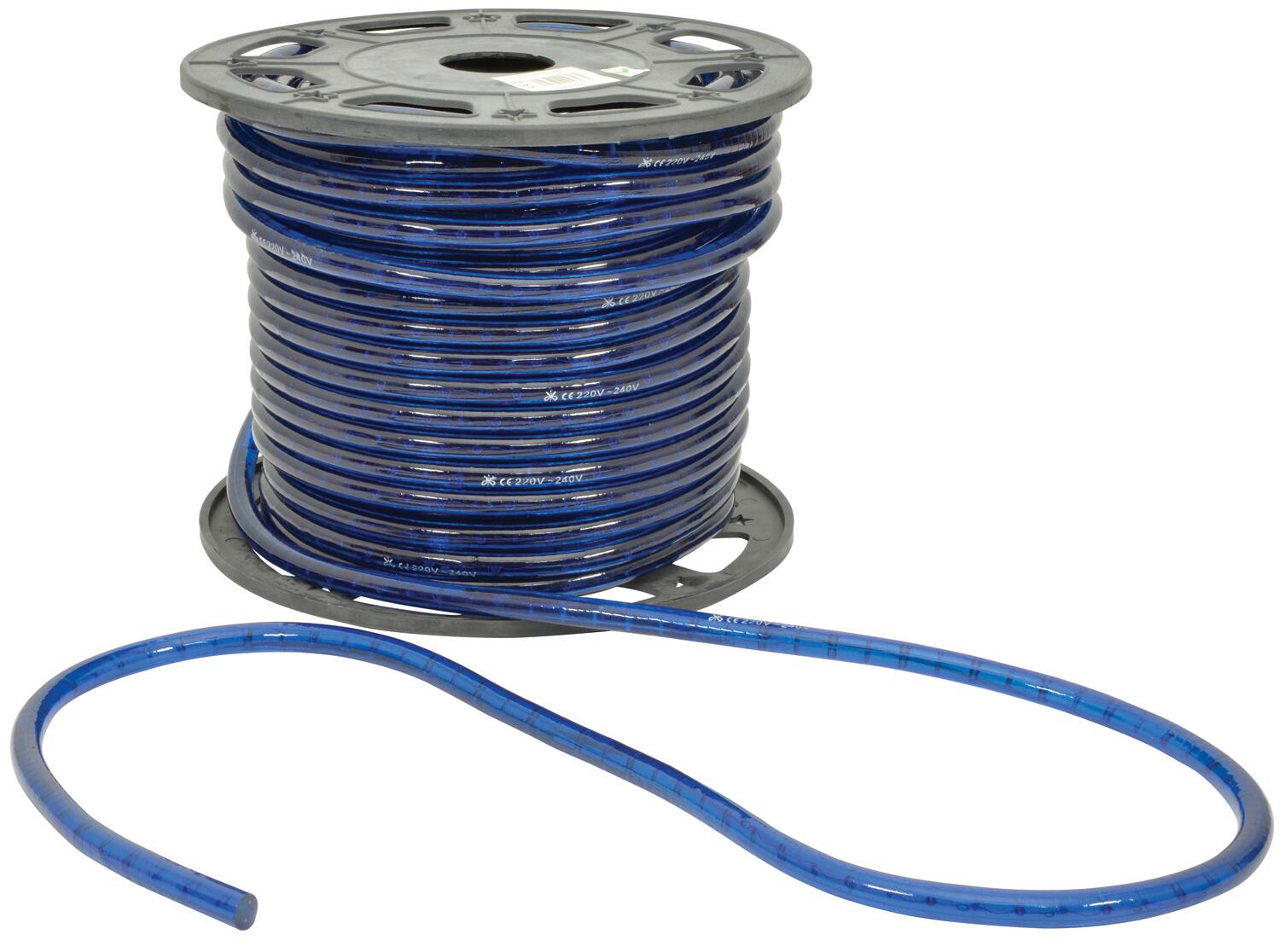 LYYT Rope light, 230V, 45m reel, blue - price per m 155.020UK