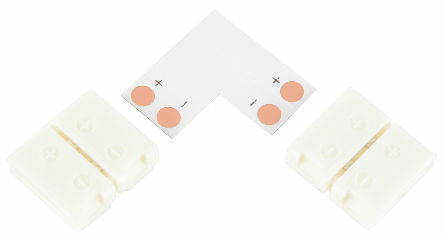 LYYT 10mm single colour LED tape L connector - pack of 5 156.141UK