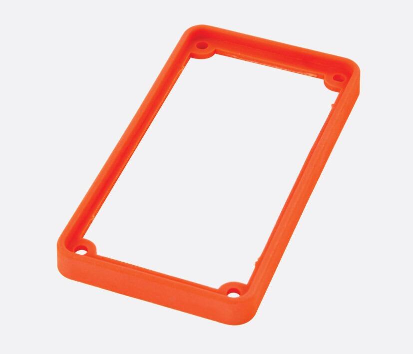 TecPro 27-093, Spare bezel for BP1 series beltpack, orange