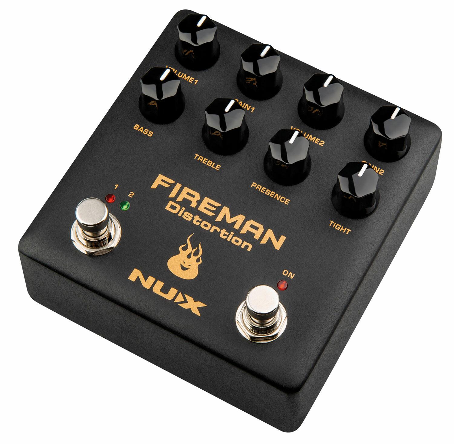 Nux Fireman Dual Distortion Pedal - 173.373UK