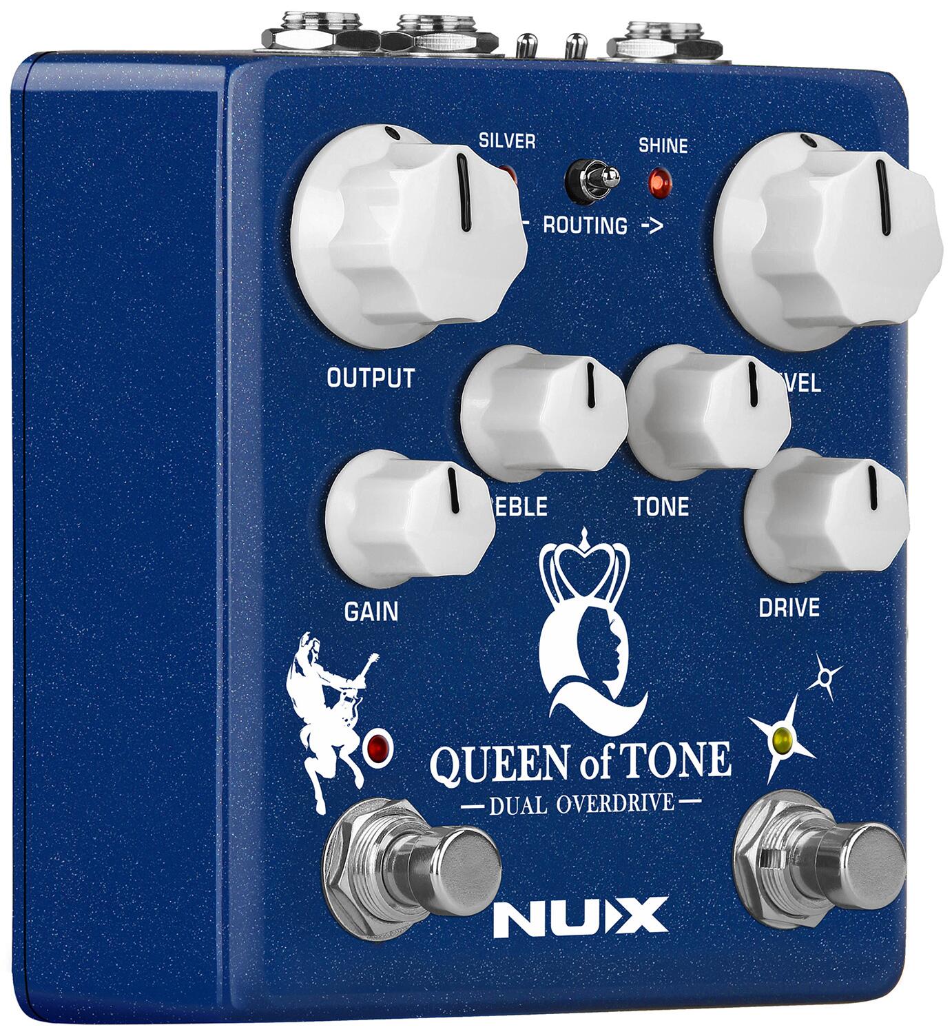 Nux Queen of Tone Dual Overdrive Pedal - 173.398UK