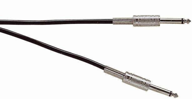 SoundLAB Standard Jack Lead, 6.35mm Mono Plug to 6.35mm Mono Plug, 1m, G030A