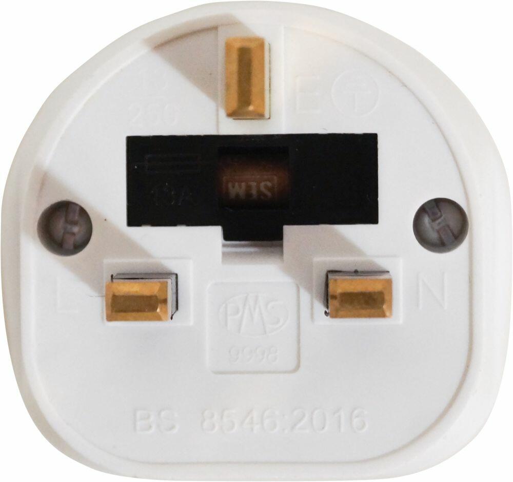 Eagle UK Visitor Adaptor 10A Packaging Unpackaged, E301EBB