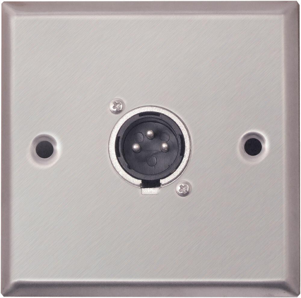 Eagle AV Wall Plate With 1 x 3 Pin XLR Connector (F267XA)