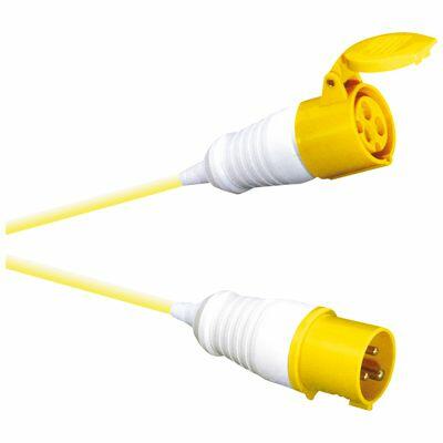 Eagle 16A 110V Yellow High Current Extension Lead 1.5mm Length (m) 10 (E303AA)