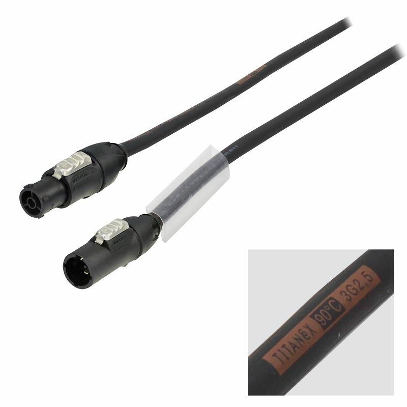 eLumen8 Neutrik powerCON TRUE1 TOP Lead, 2.5mm H07RN-F, 10m