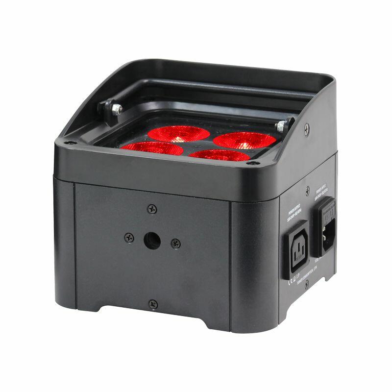 Equinox Colour Raider Uplighter Pack, 4 x 4 watt RGBW LED - EQLED038