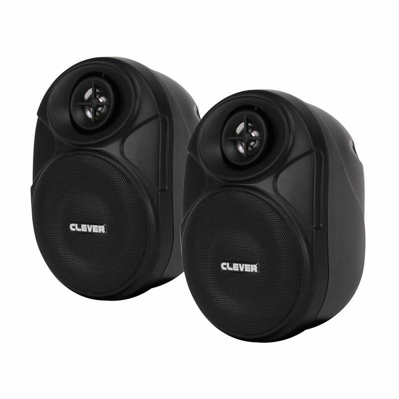 Clever Acoustics BGS 20T Black 100V Speakers (Pair)