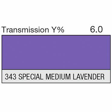 LEE Filter 343 Special Medium Lavender Filter Sheet, 21 x 48