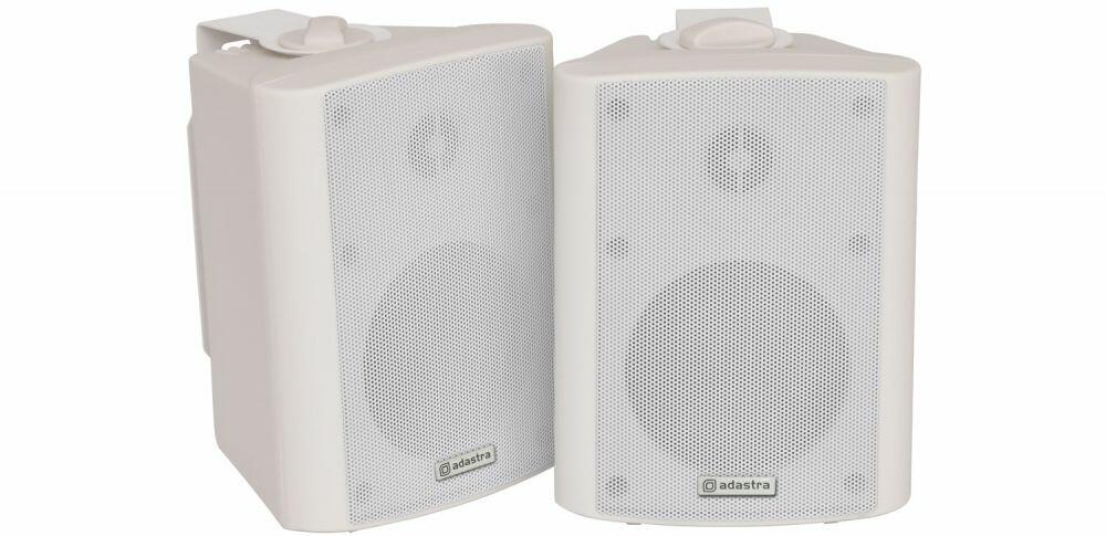 Adastra BC4W 4inch Stereo Loudspeaker White Pair - 100.901UK