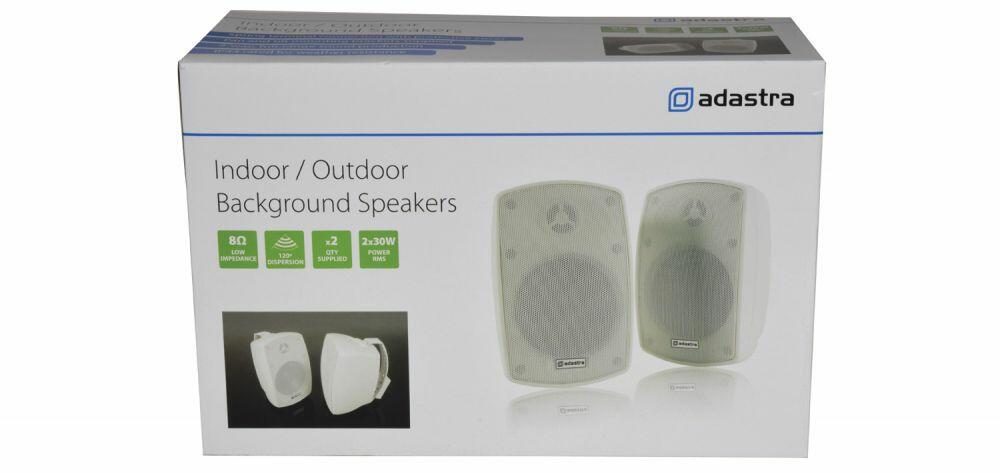 Adastra BH4-W Loudspeaker Indoor/Outdoor pair white - 100.918UK