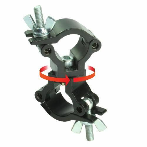 Doughty T5881001 - Atom Swivel Coupler, To Suit 1 1/4 Inch, Black