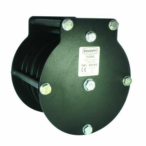 Doughty T42925 - 200mm Quin HD Pulley for Wire Rope
