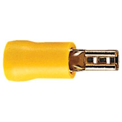 Eagle Yellow Gold Plated 3mm Receptacle Insulated Terminal For Cable Up To 6.64mm, F473BC