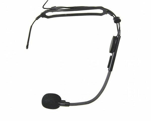 Trantec SJ33 (HM33) Headworn Condenser Mic (Mini Jack), Black