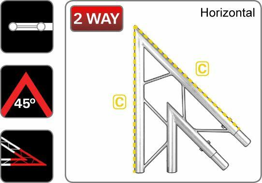 Trilite 1LDJ245H Ladder Truss Junction