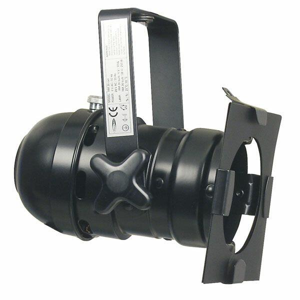 Showtec Par36 Short Black incl. filterframe without socket (30201)