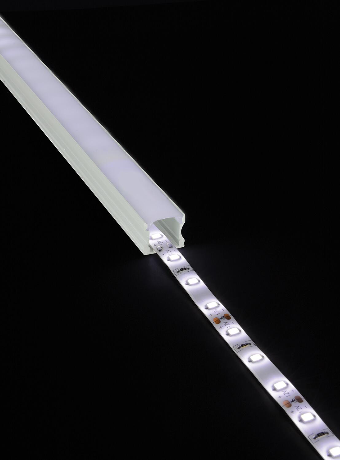 LYYT Aluminium LED Tape Profile Tall Crown 2m 156.818UK