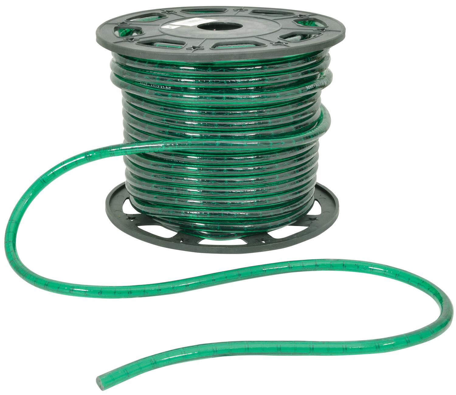 LYYT Rope light, 230V, 45m reel, green - price per m 155.025UK