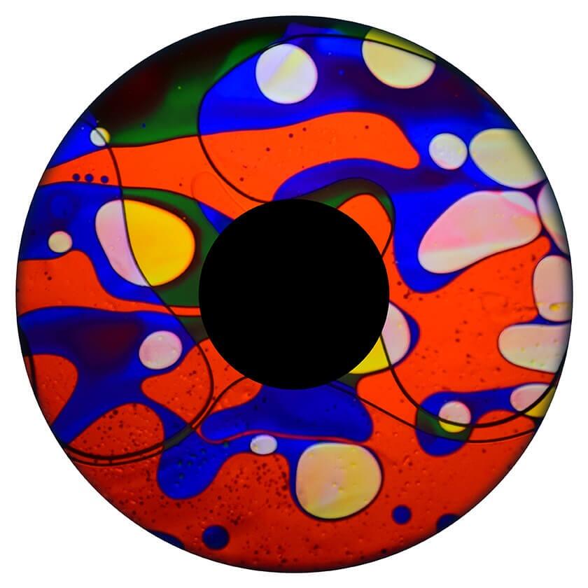 Optikinetics FGM7038E 6" Liquid Oil Wheel E - Red, Blue, Yellow, Clear
