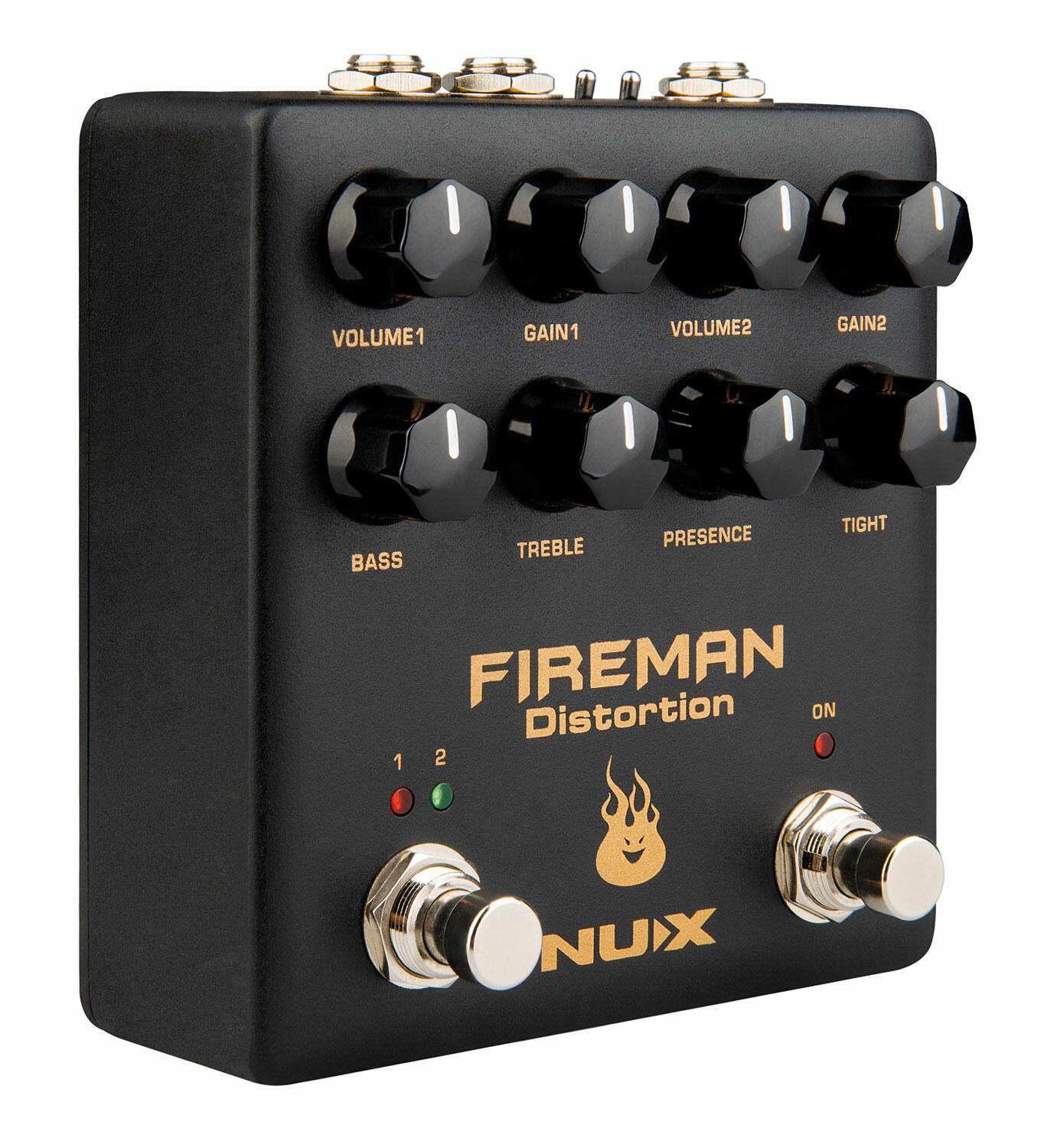 Nux Fireman Dual Distortion Pedal - 173.373UK
