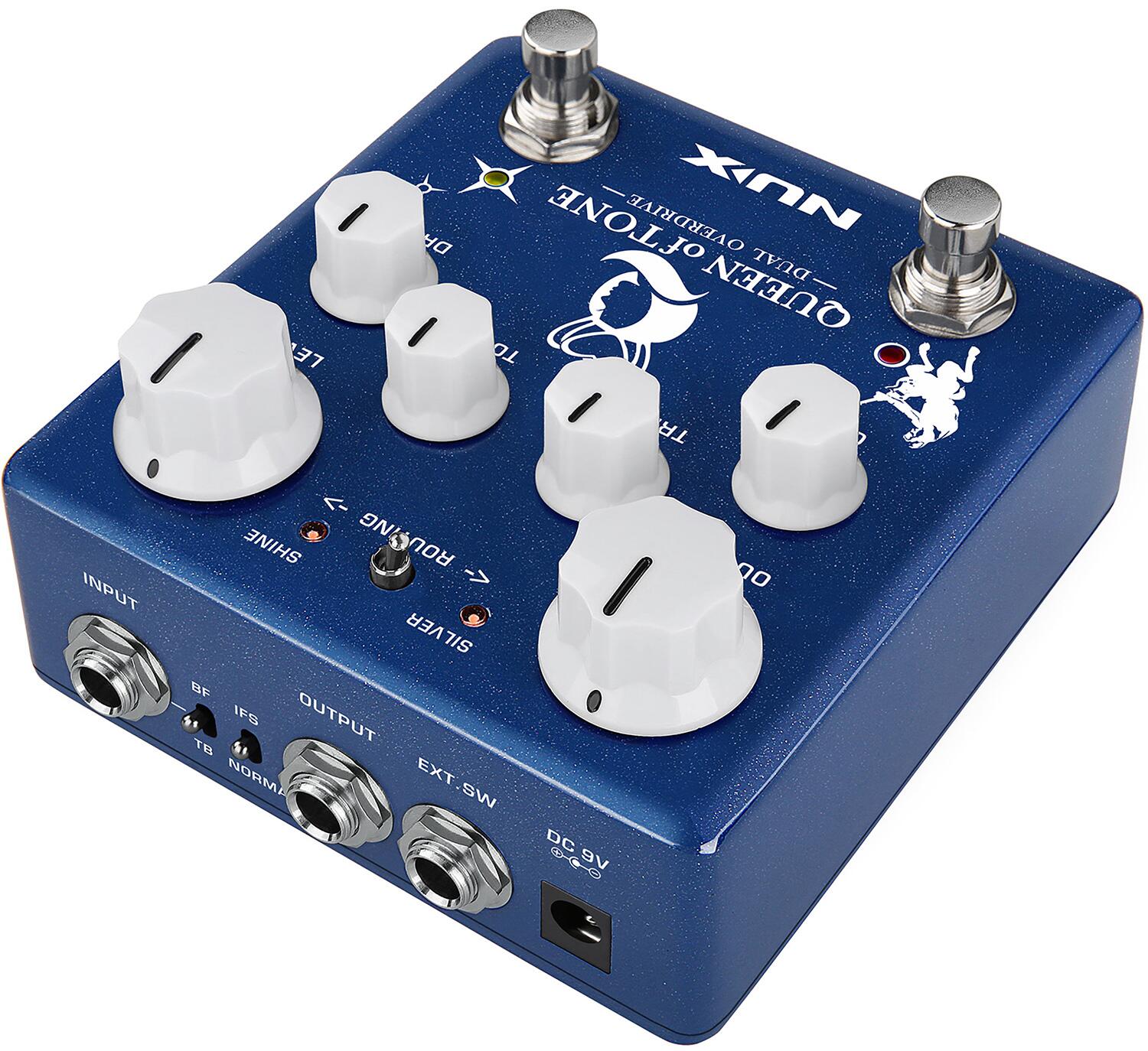 Nux Queen of Tone Dual Overdrive Pedal - 173.398UK