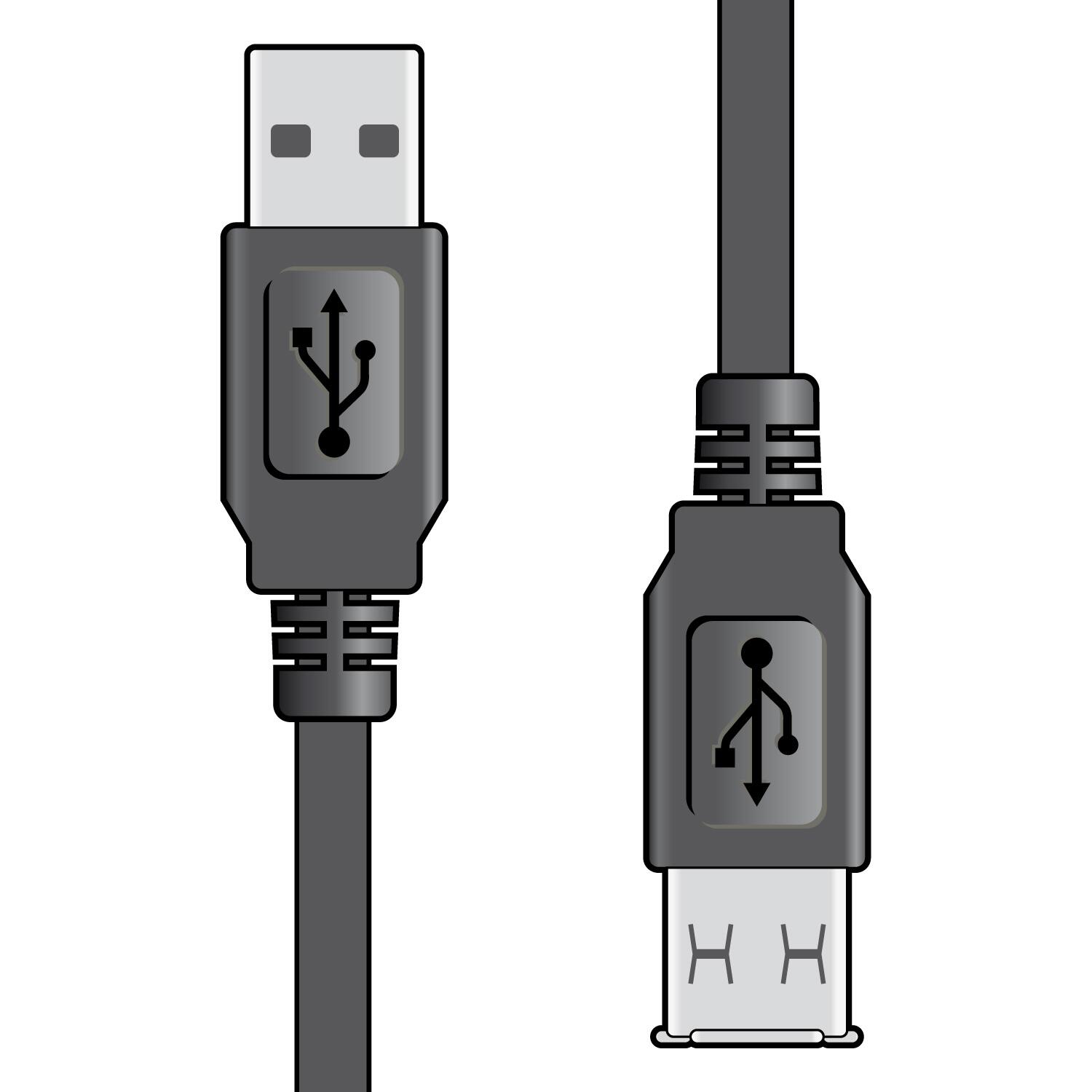 AV:Link USB 2.0 type A plug to type A socket lead 5.0m - 113.005UK