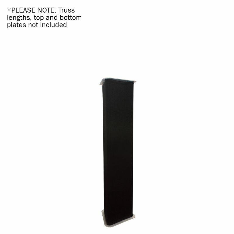 LEDJ Black Tri Truss Sleeve/Sock, 1m, LEDJ276