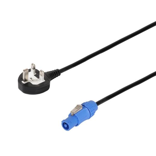 LEDJ 13A plug to Seetronic Power Twist Cable - 1.0mm PVC, 1.5m, CABL268