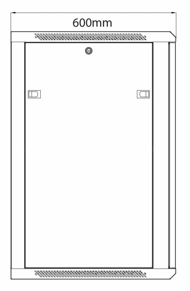 Adastra RC18U600 Rack Cabinet 18U x 600mm Deep - 953.618UK