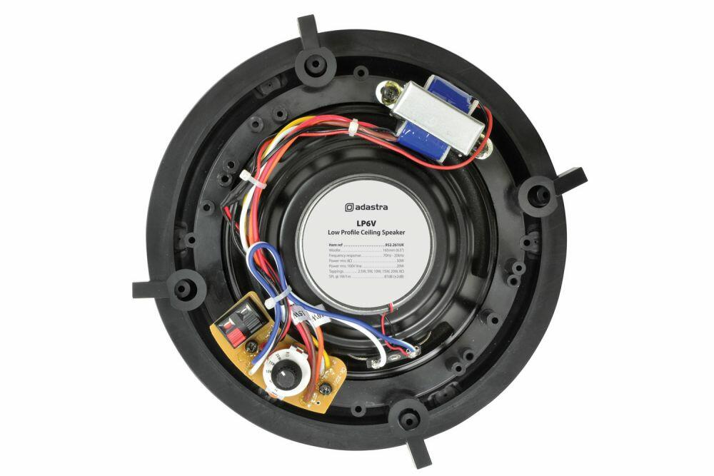 Adastra LP6V 6.5 Low Profile Ceiling Speaker - 100V - 952.261UK