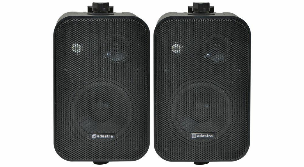 Adastra B30V-B 100v Line LoudLoudspeaker, 4", 30w, BLACK, Pair - 952.887UK