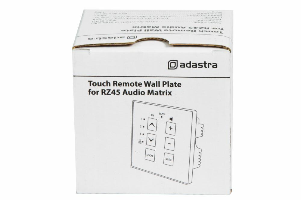 Adastra TR86 Touch Wall Remote for RZ45 Audio Matrix - 953.050UK